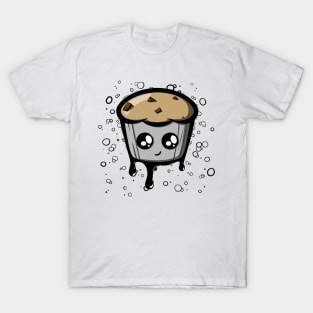 Schoko Cupcake Grau T-Shirt